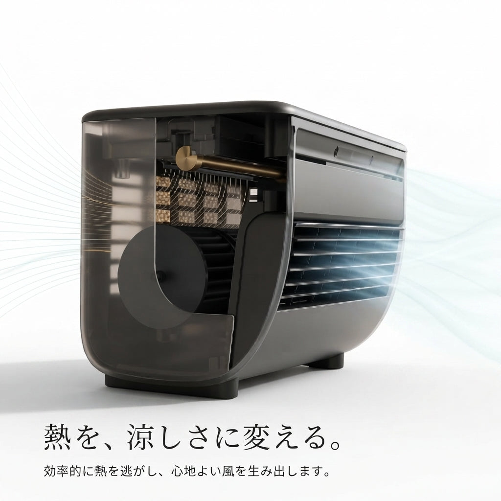 Takane Air - コードレスポータブル冷風機