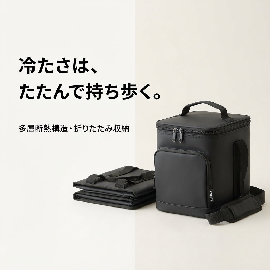TAKANE ソフトクーラー™｜大容量 保冷バッグ（折りたたみ・肩掛け対応）